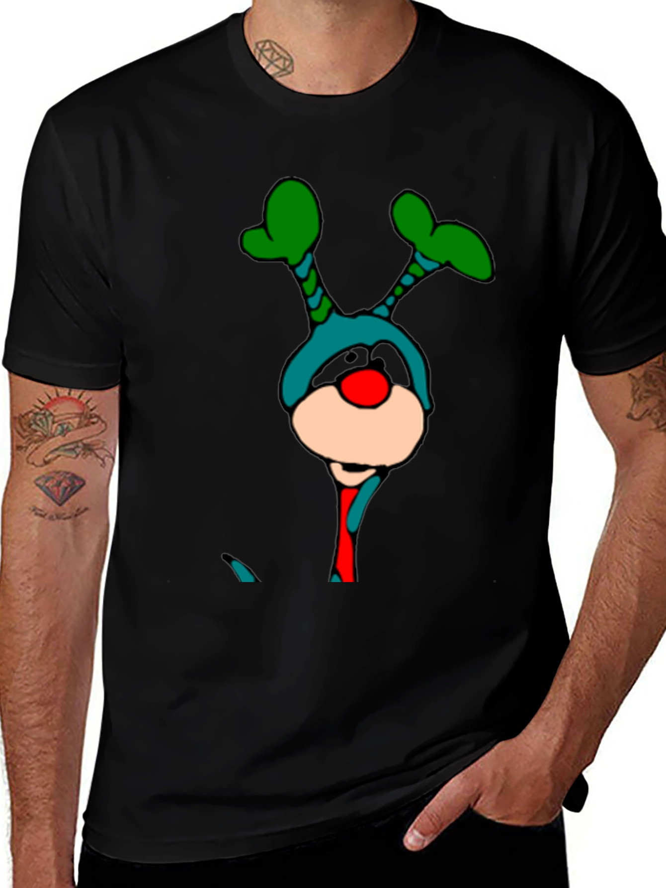 Variant 30 of Festive Cartoon Character T-Shirt