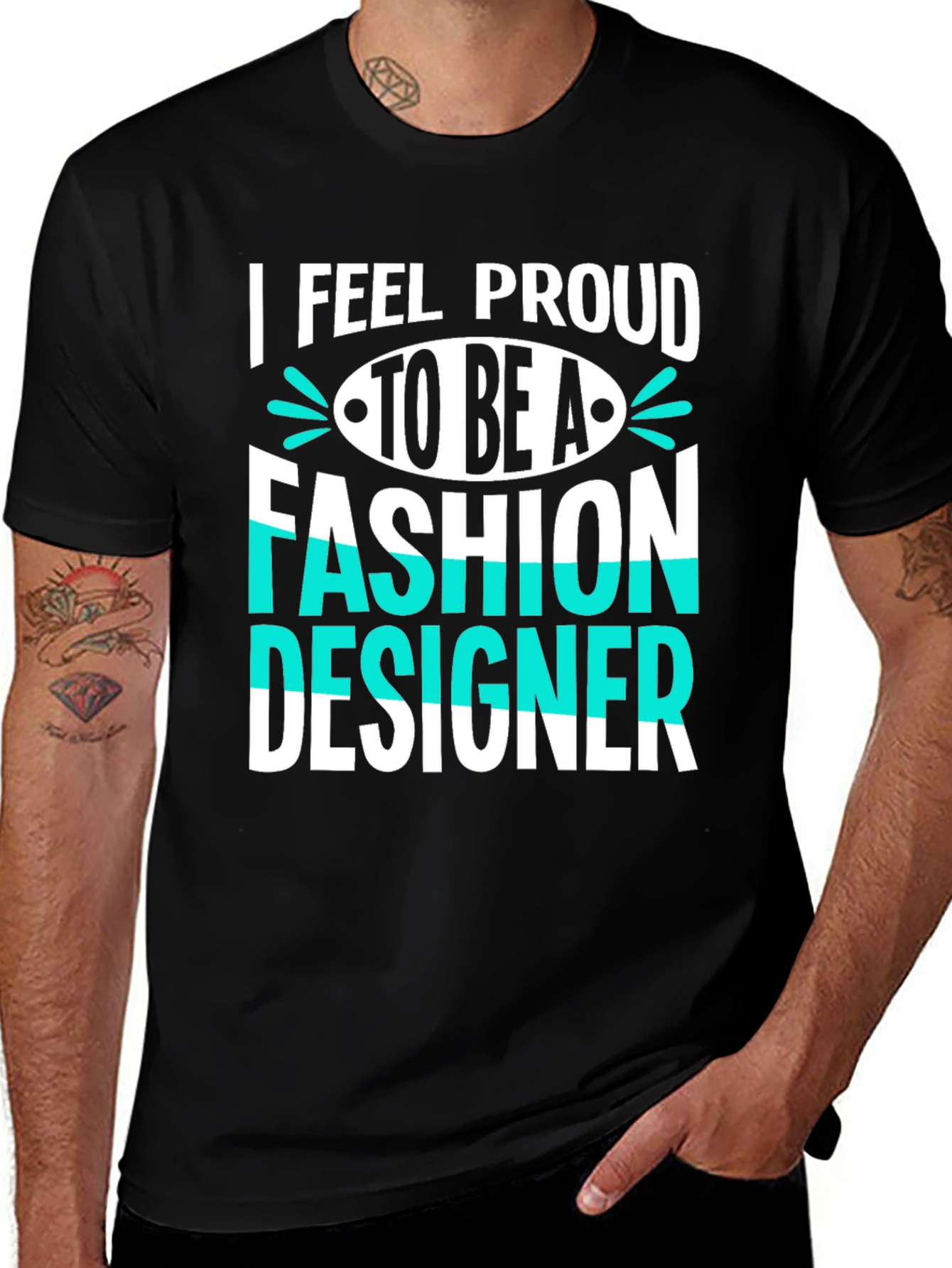 Variant 16 of Proud Fashion Designer Tee - Stylish Cotton Blend