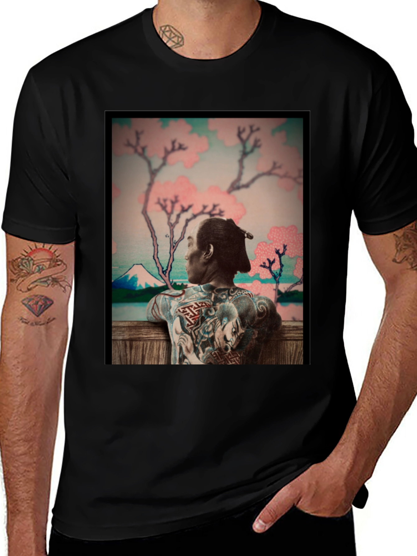 Variant 18 of Japanese Art Tattoo T-Shirt - Unique Graphic Tee