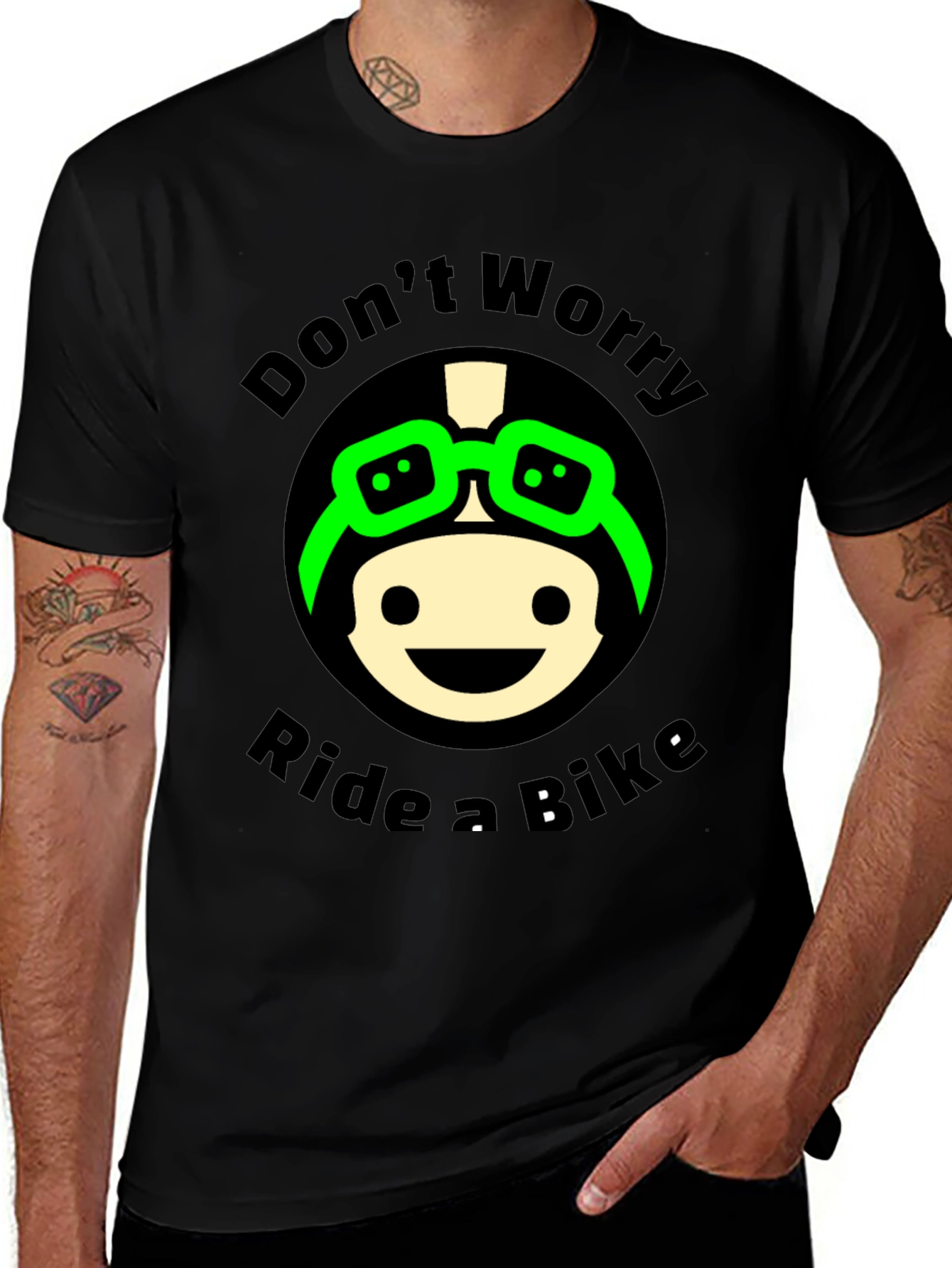 Variant 26 of Don't Worry Ride a Bike T-Shirt