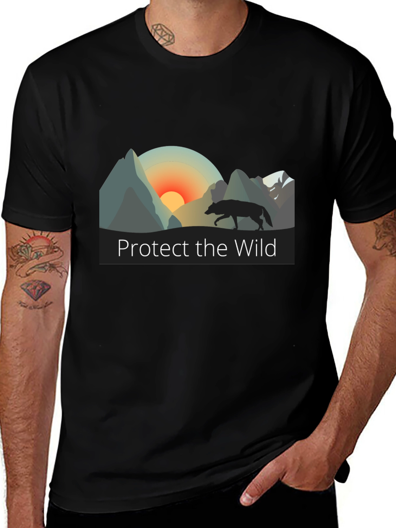 Variant 30 of Protect the Wild Graphic Tee