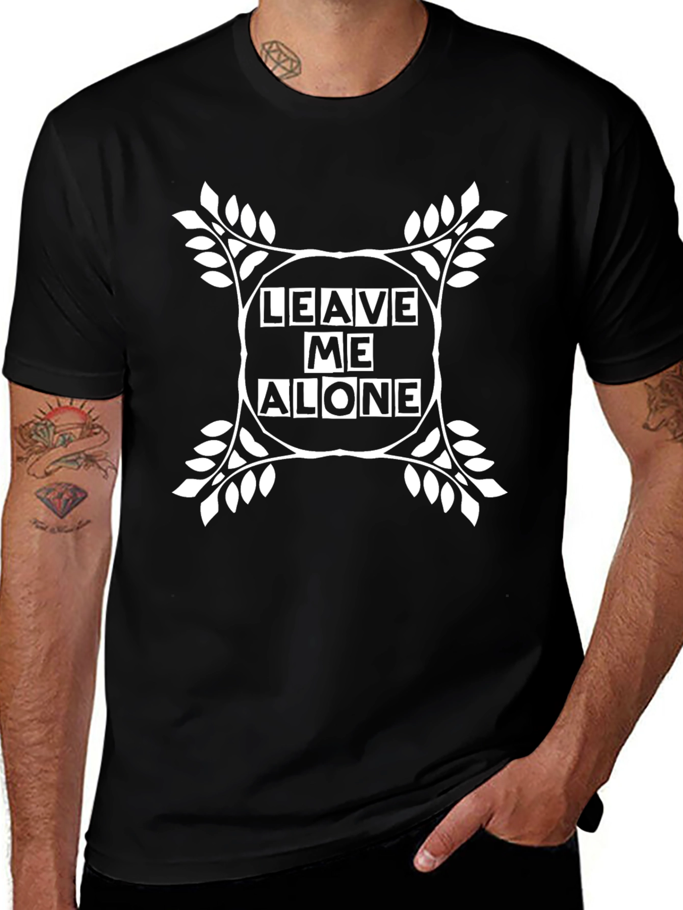 Variant 9 of Leave Me Alone Graphic Tee