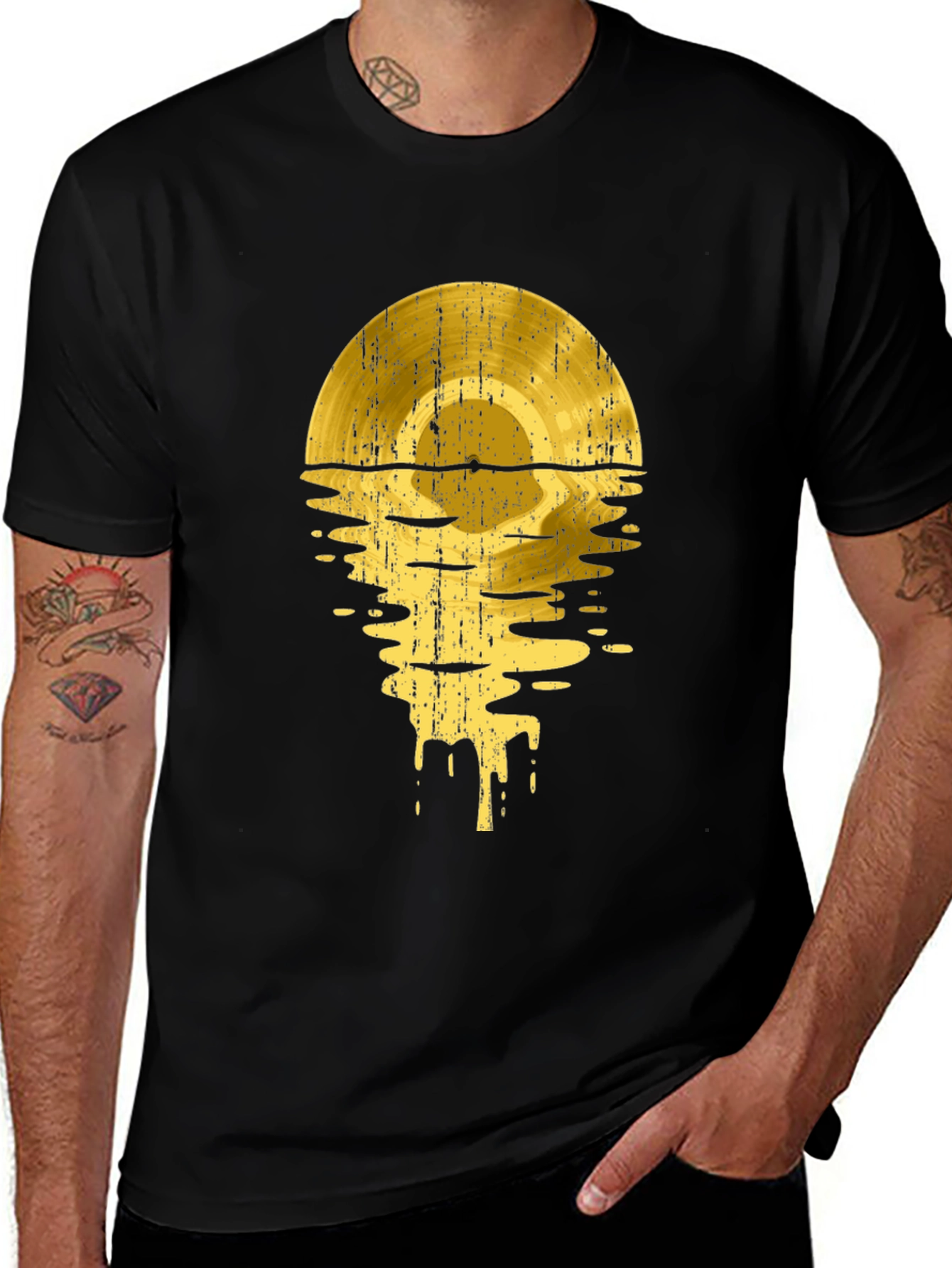 Variant 29 of Golden Record Drip Graphic Tee