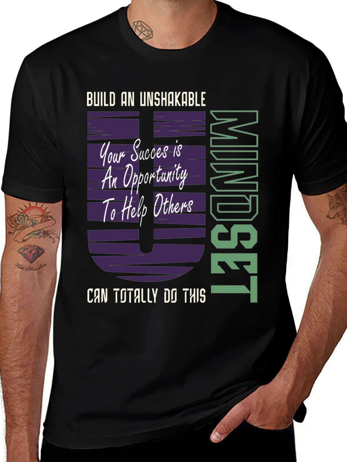 Variant 17 of Unshakable Mindset Graphic T-Shirt