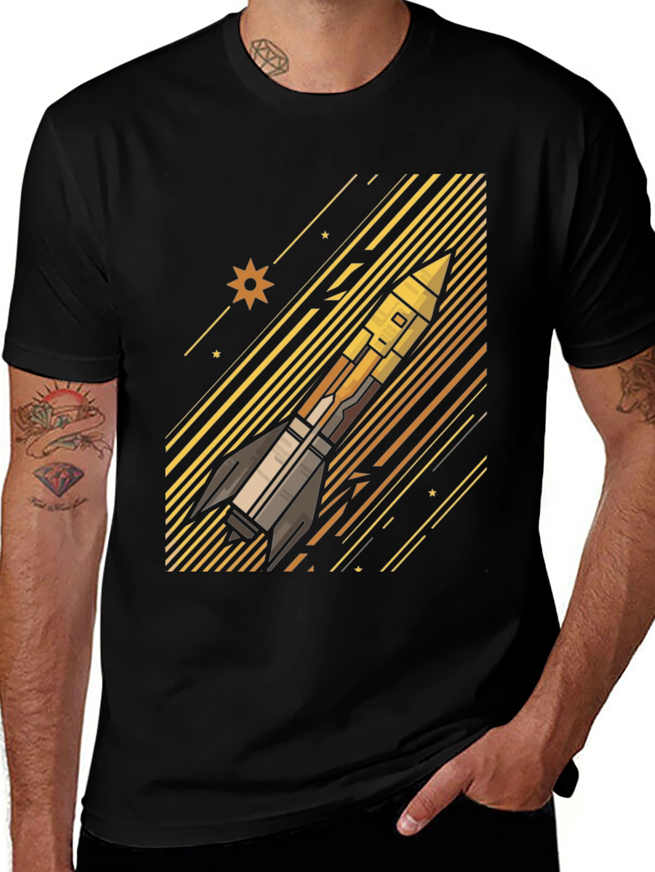 Variant 27 of Rocket Launch Graphic T-Shirt - Space Exploration Tee