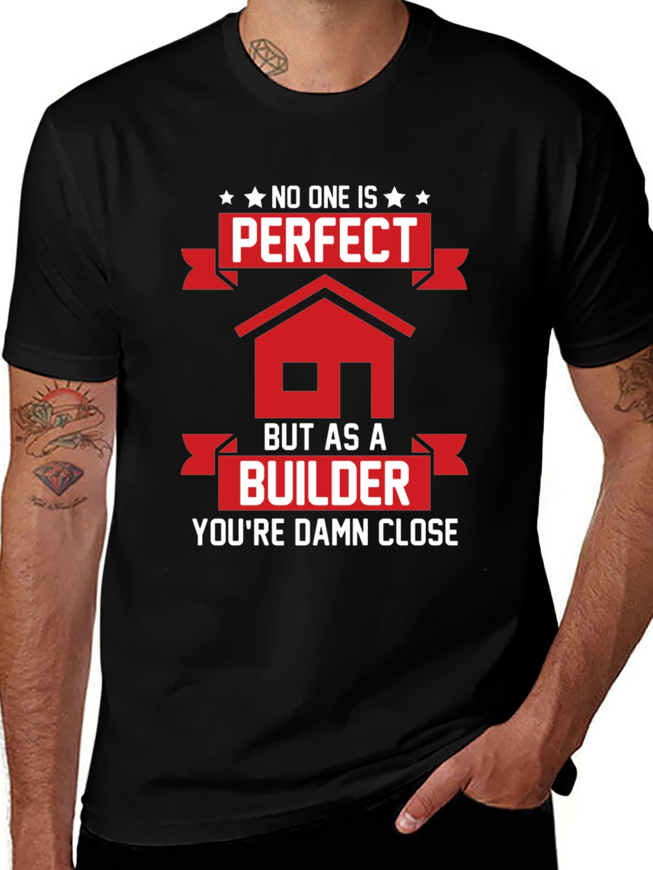 Variant 20 of Perfect Builder T-Shirt - Funny Construction Tee