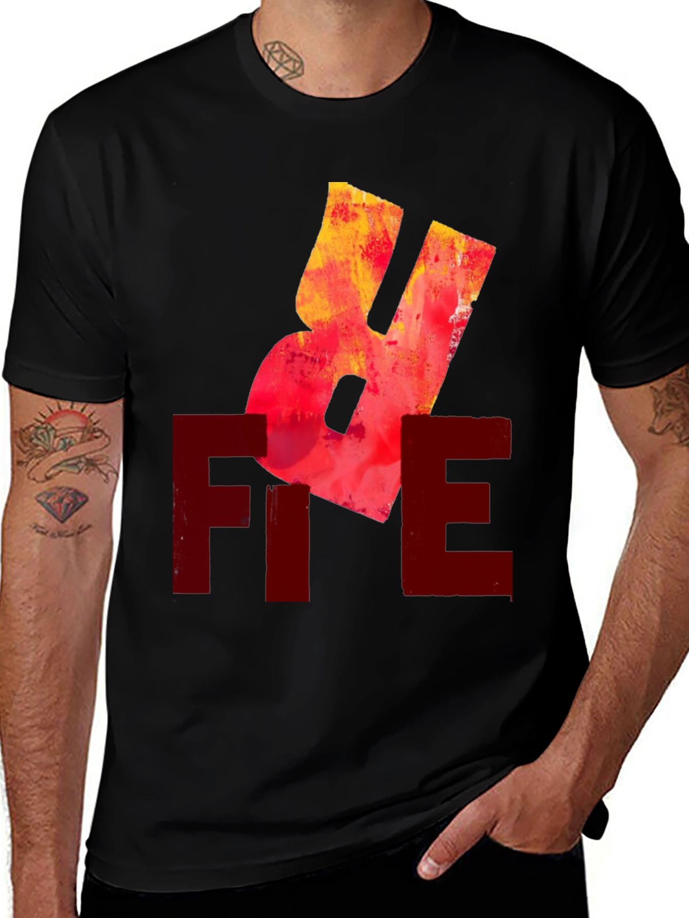 Variant 25 of Abstract Graphic Tee - Modern Style