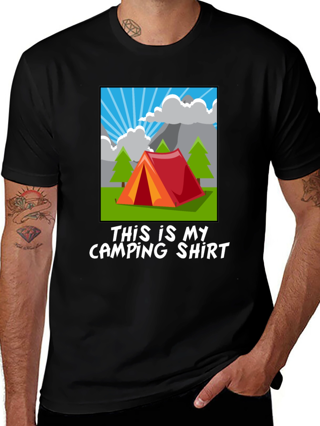 Variant 29 of Camping Shirt - This is My Camping Shirt