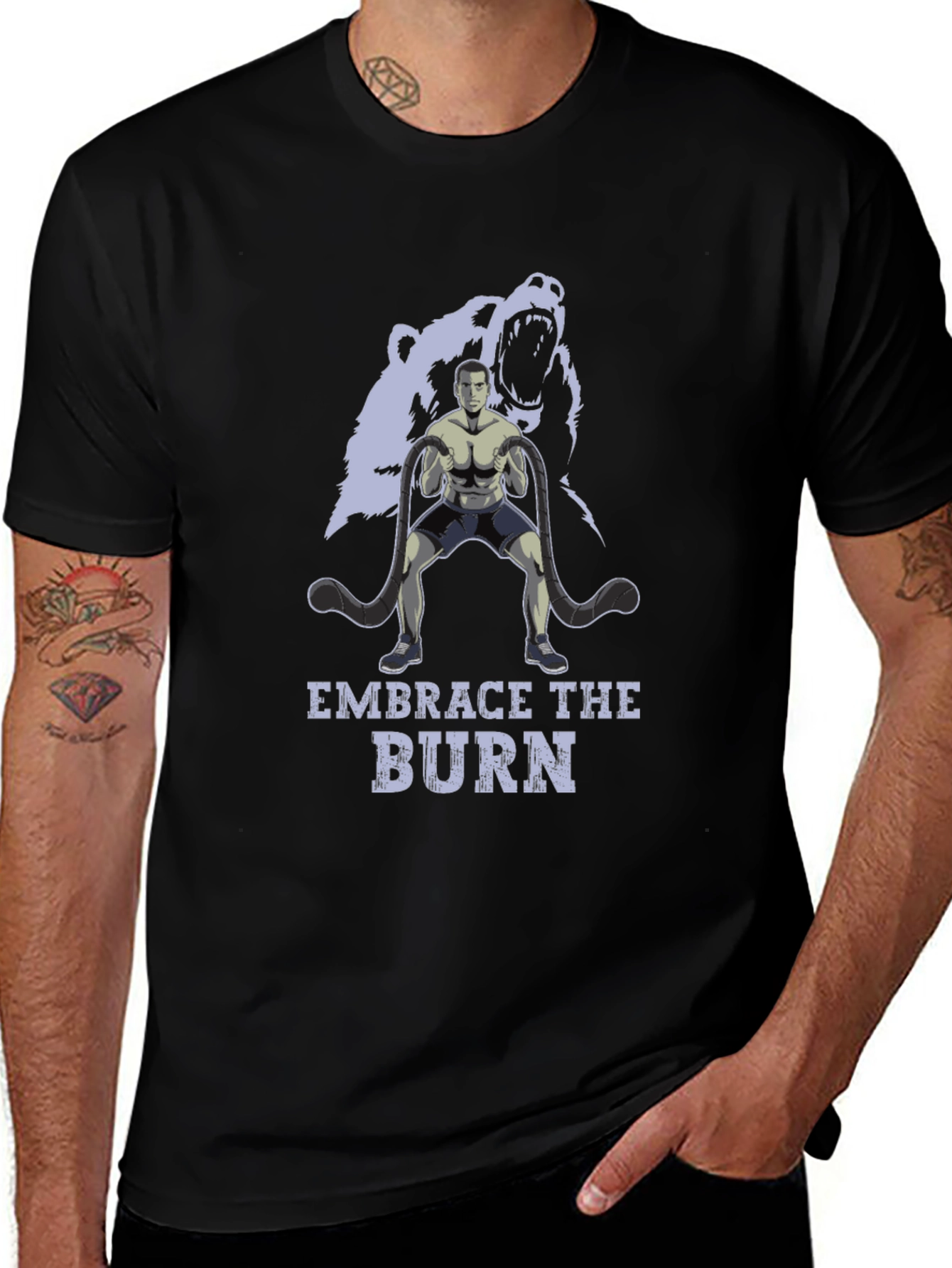 Variant 7 of Embrace the Burn Fitness T-Shirt