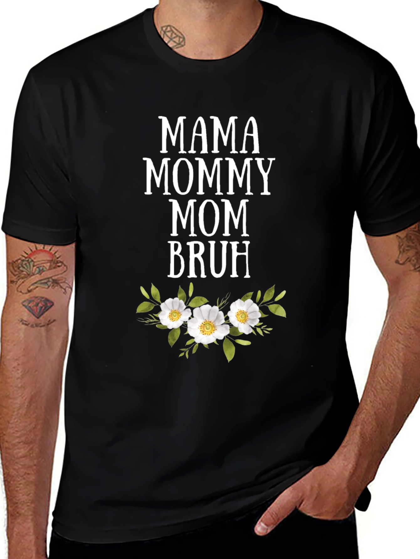 Variant 17 of Mama Mommy Mom Bruh Graphic Tee