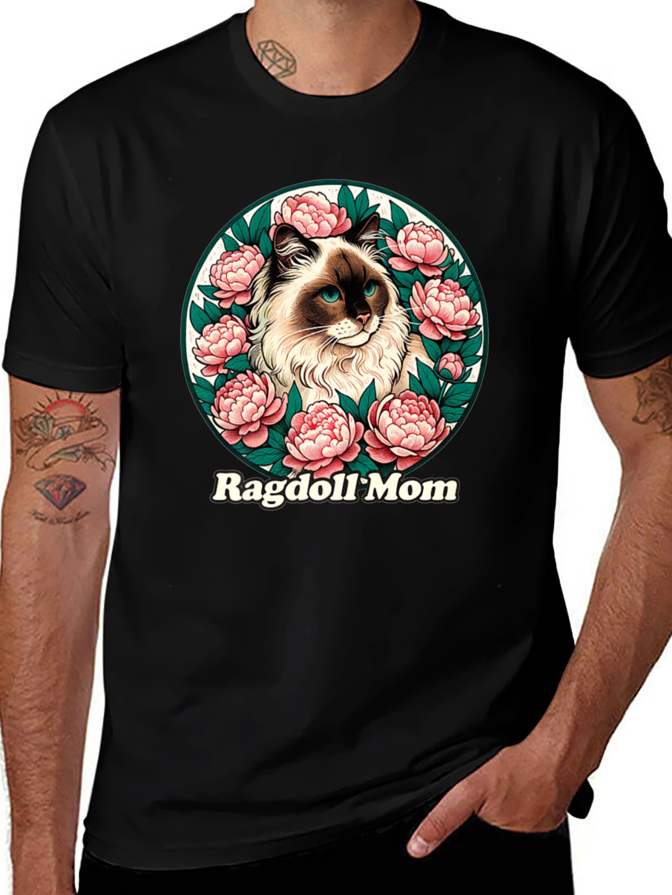 Ragdoll Mom Graphic T-Shirt - Cat Lover Tee