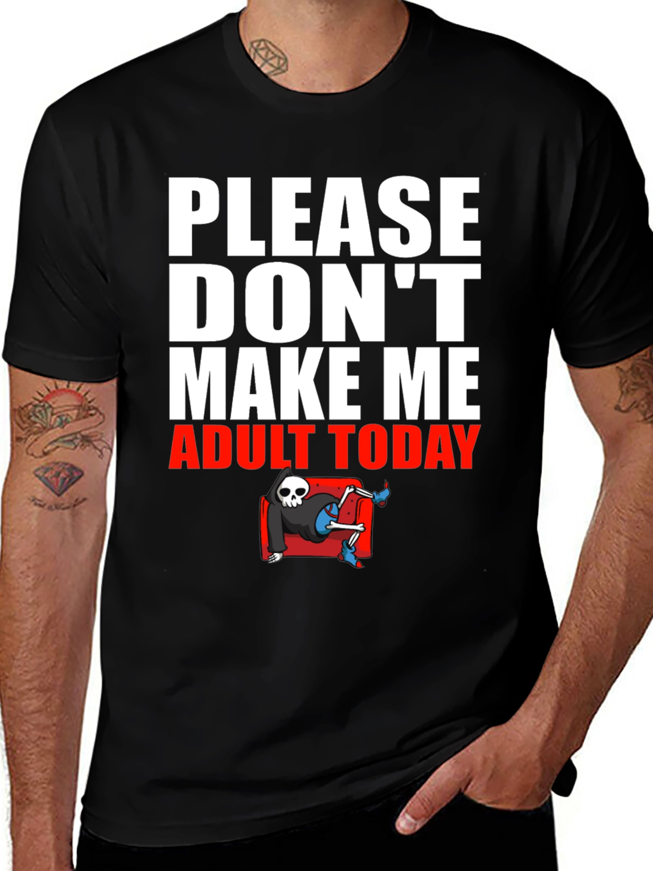 Variant 27 of Please Don't Make Me Adult Today T-Shirt