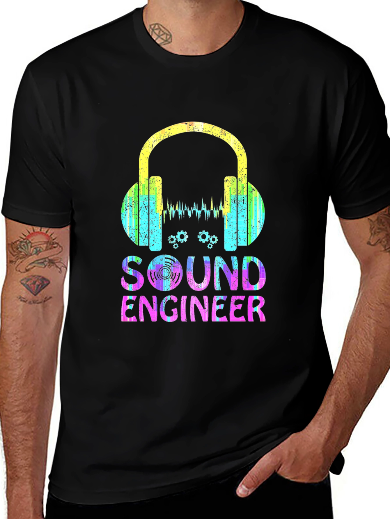 Variant 15 of Sound Engineer Graphic Tee