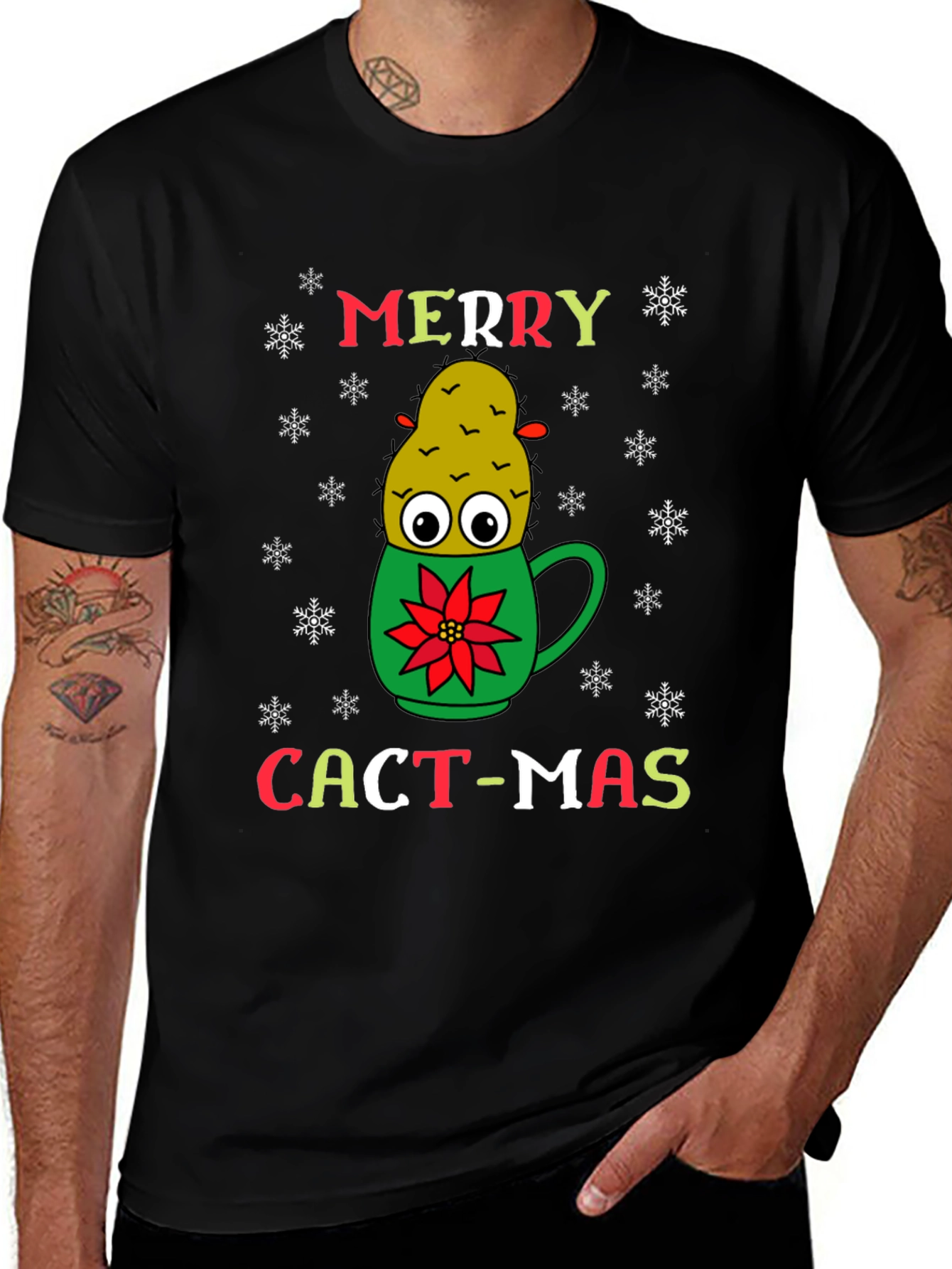 Variant 21 of Merry Cact-mas T-Shirt
