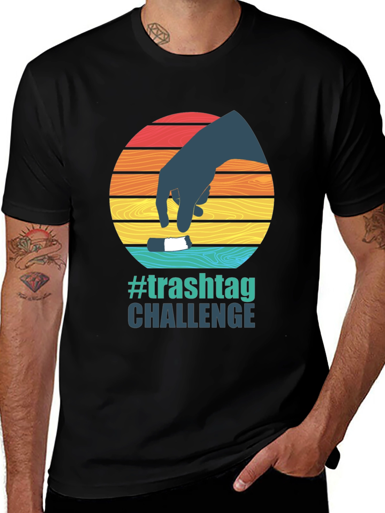 TrashTag Challenge T-Shirt: Environmental Cleanup