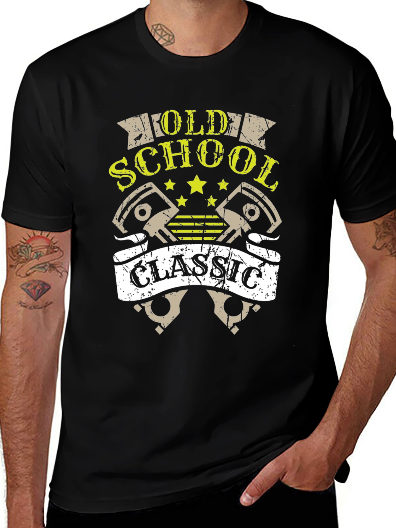 Variant 19 of Old School Classic Graphic T-Shirt