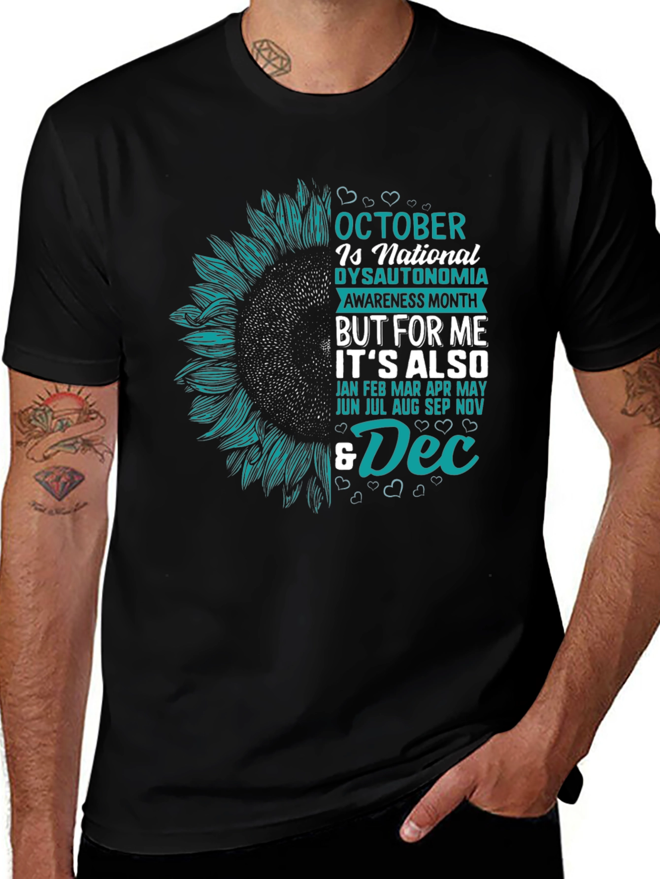 Dysautonomia Awareness Graphic T-Shirt