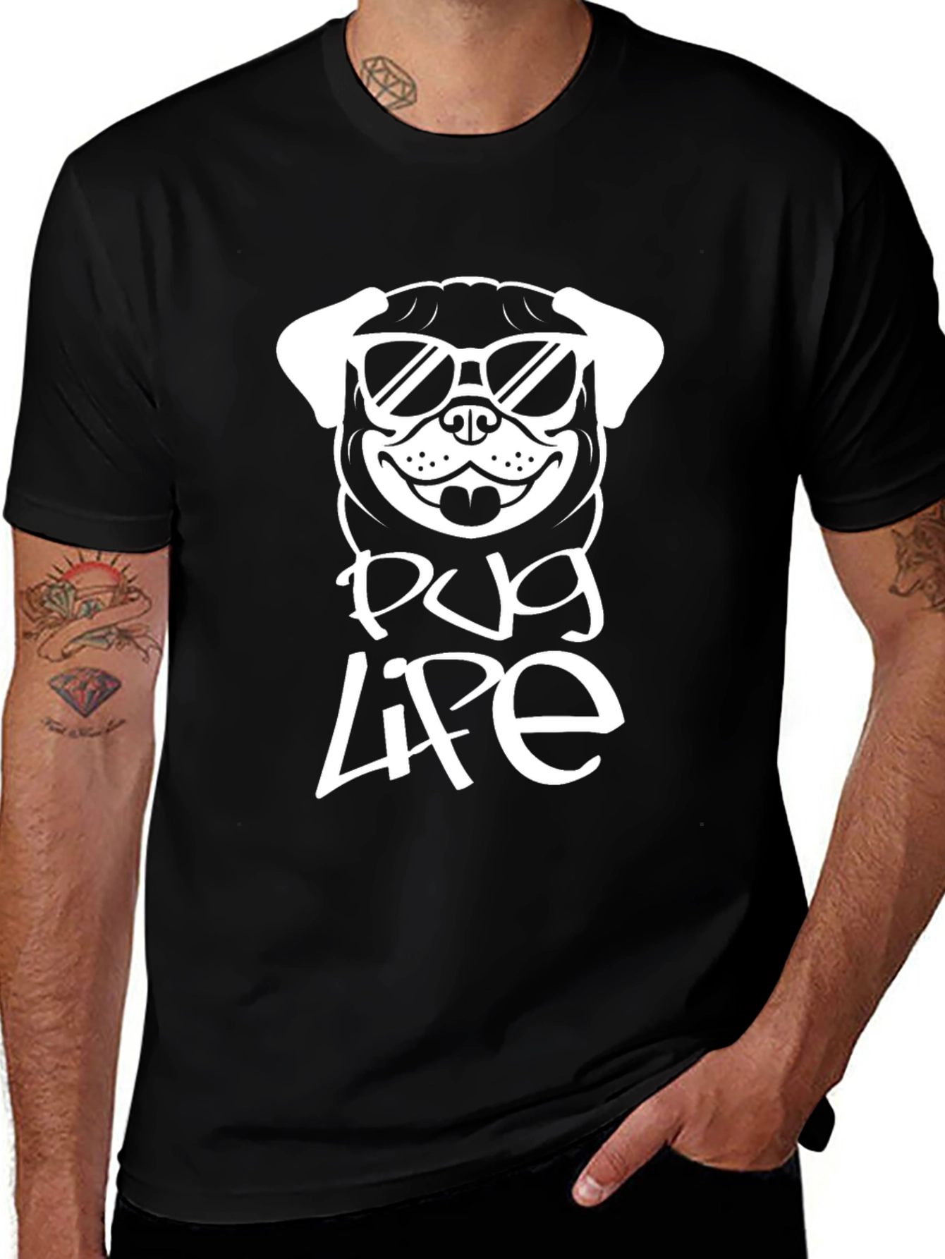 Pug Life Graphic Tee