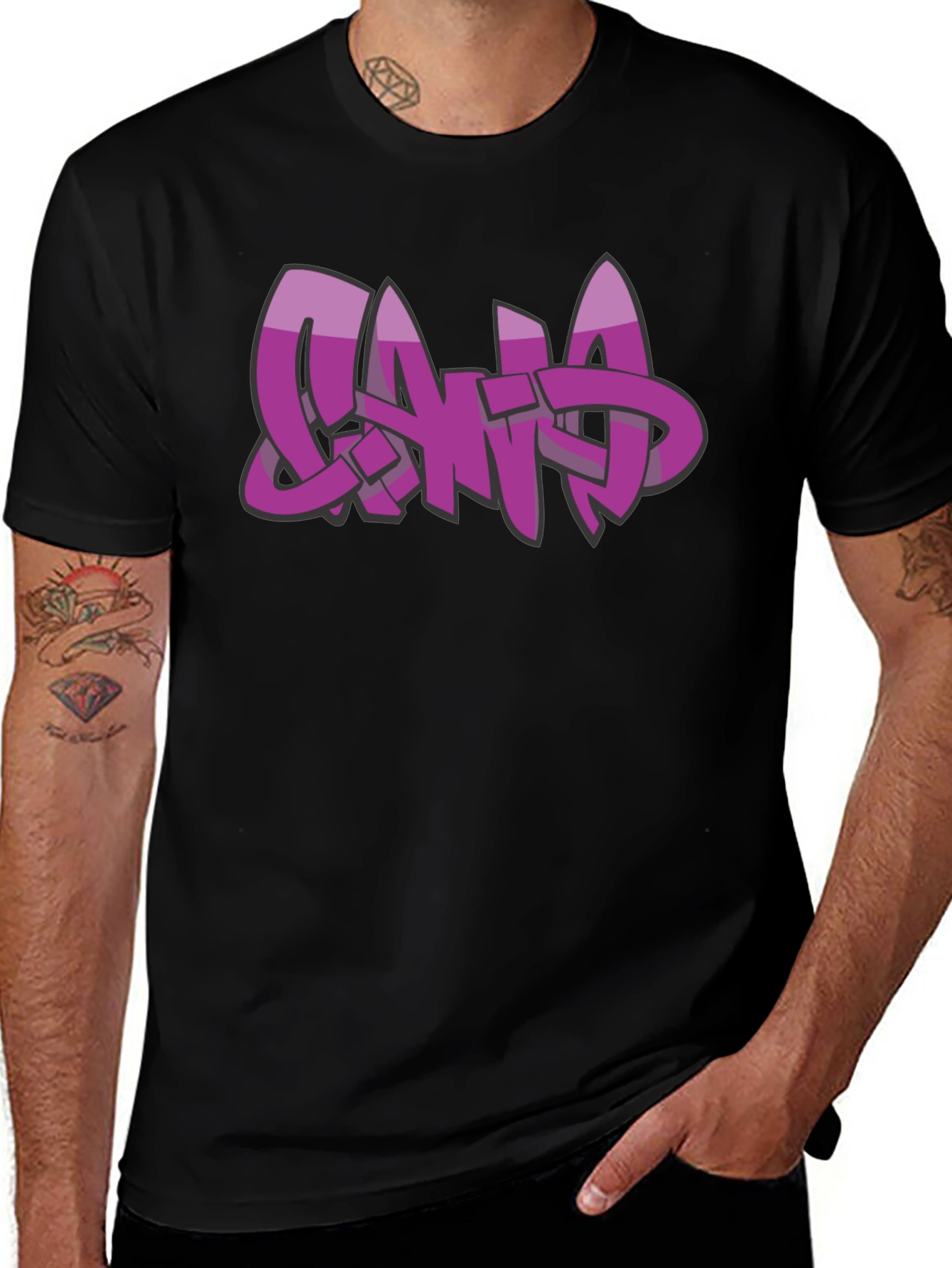 Variant 16 of Graffiti Style Word Art Graphic Tee