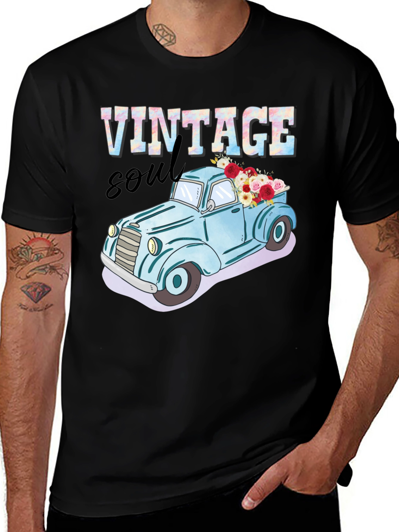 Variant 28 of Vintage Soul Truck Graphic T-Shirt