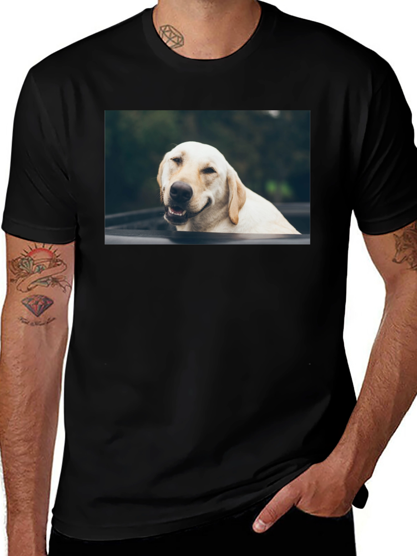 Variant 18 of Dog Lover Black T-Shirt | Relaxed Fit