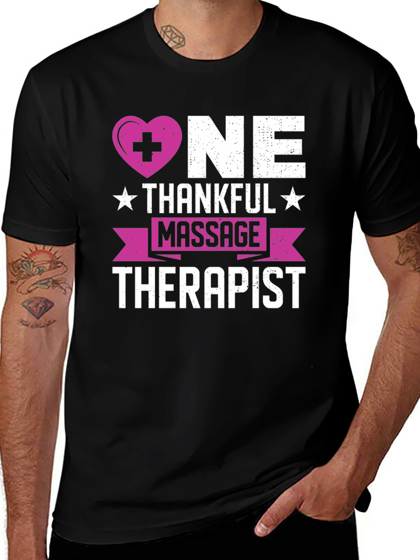 Variant 12 of Thankful Massage Therapist T-Shirt
