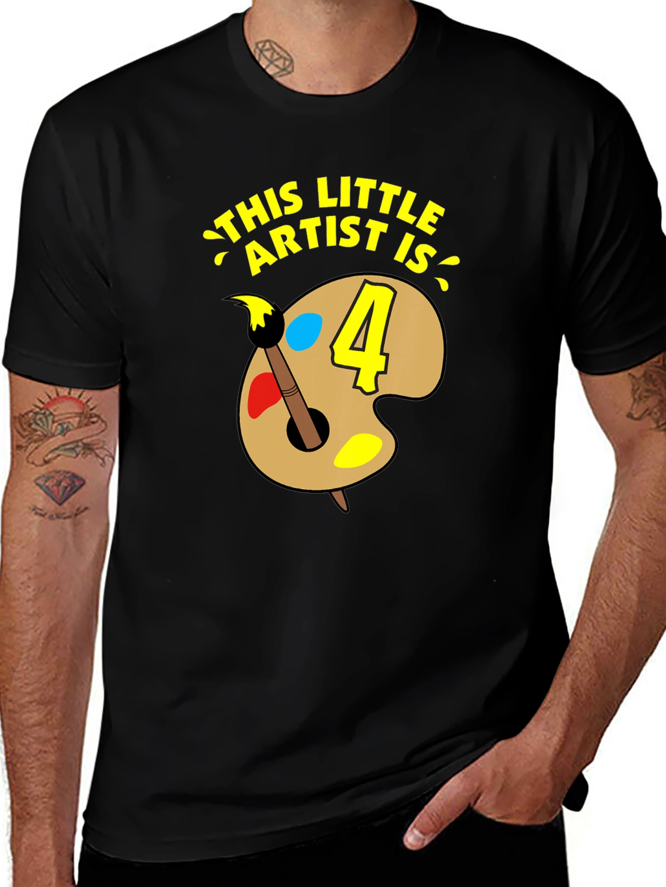 Variant 21 of This Little Artist Is 4 T-Shirt