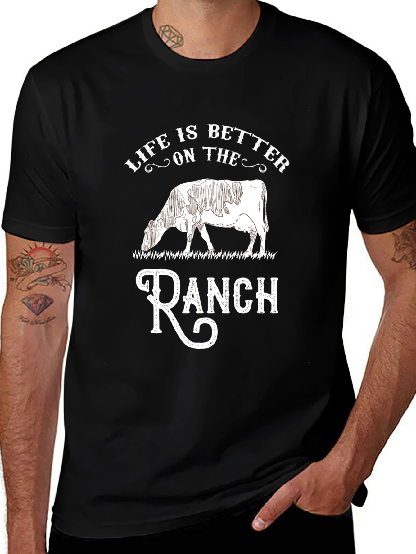 Variant 27 of Life is Better on the Ranch T-Shirt
