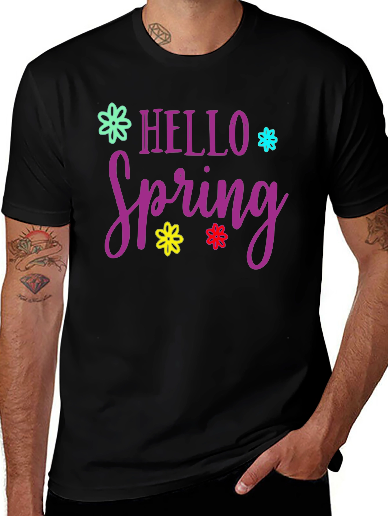 Hello Spring Graphic T-Shirt