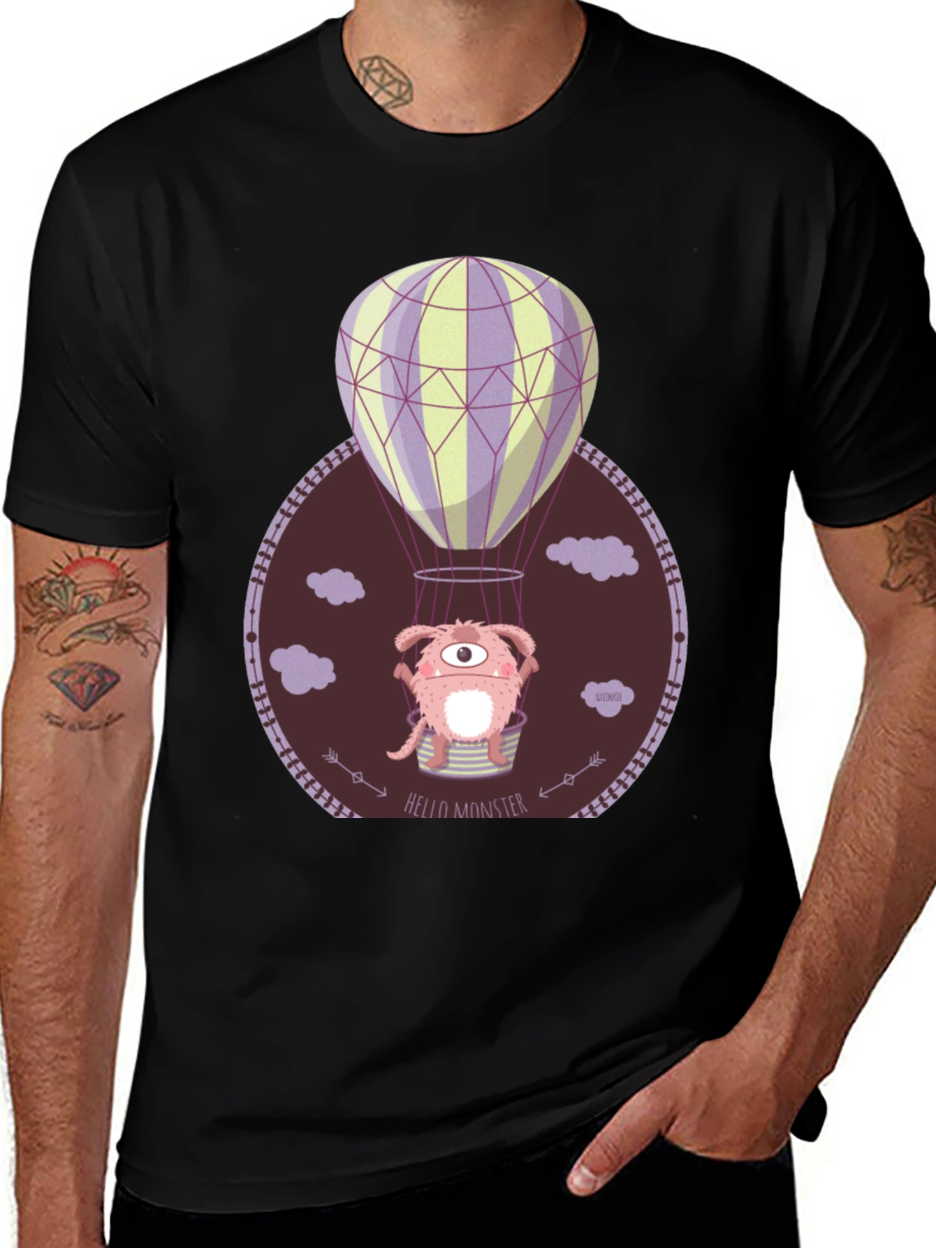 Variant 20 of Monster Balloon Ride Graphic T-Shirt