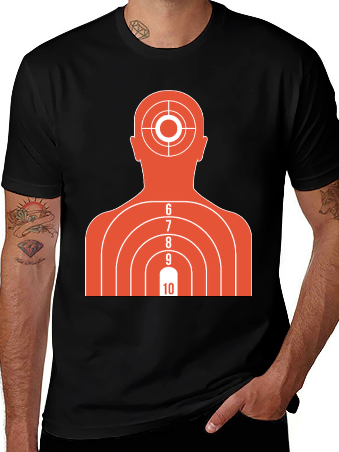 Variant 16 of Target Practice Tee - Funny Graphic T-Shirt