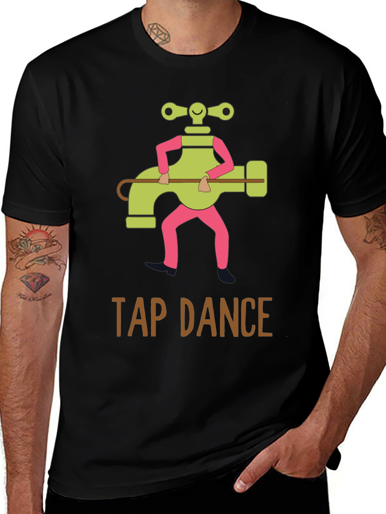 Variant 2 of Tap Dance Graphic Tee - Fun and Unique!