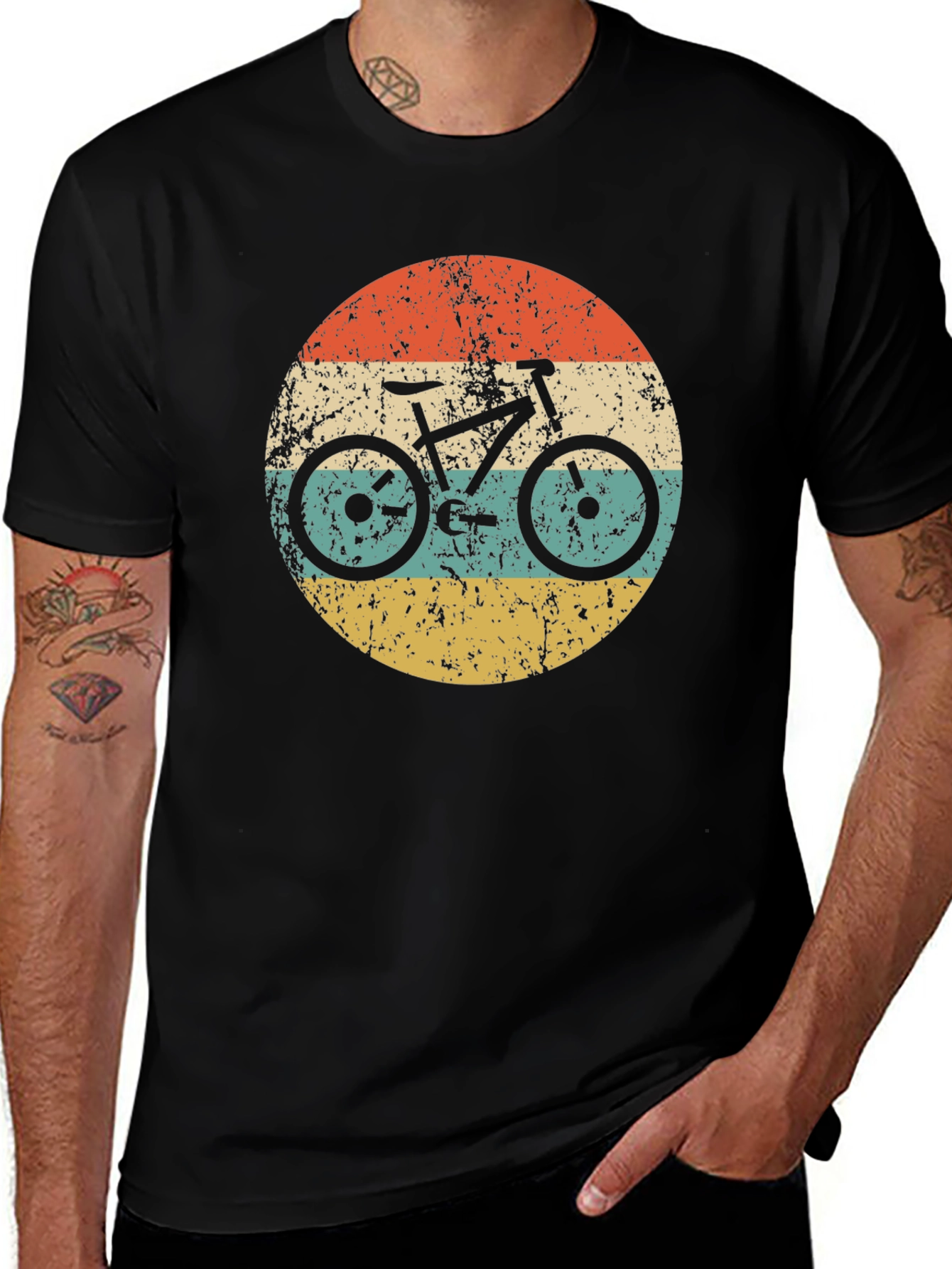 Variant 24 of Vintage Style Mountain Bike T-Shirt
