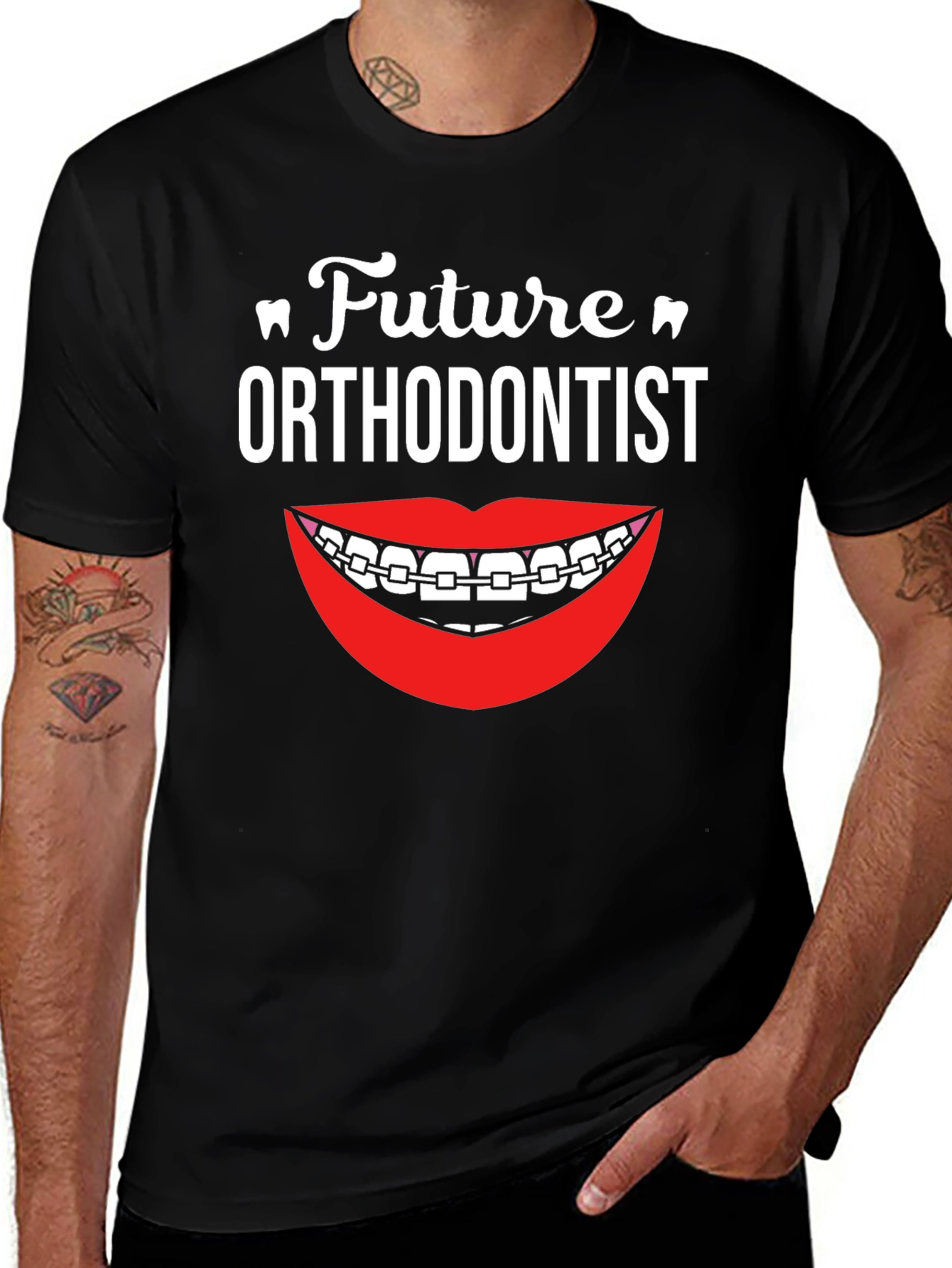 Future Orthodontist T-Shirt - Braces Smile Design