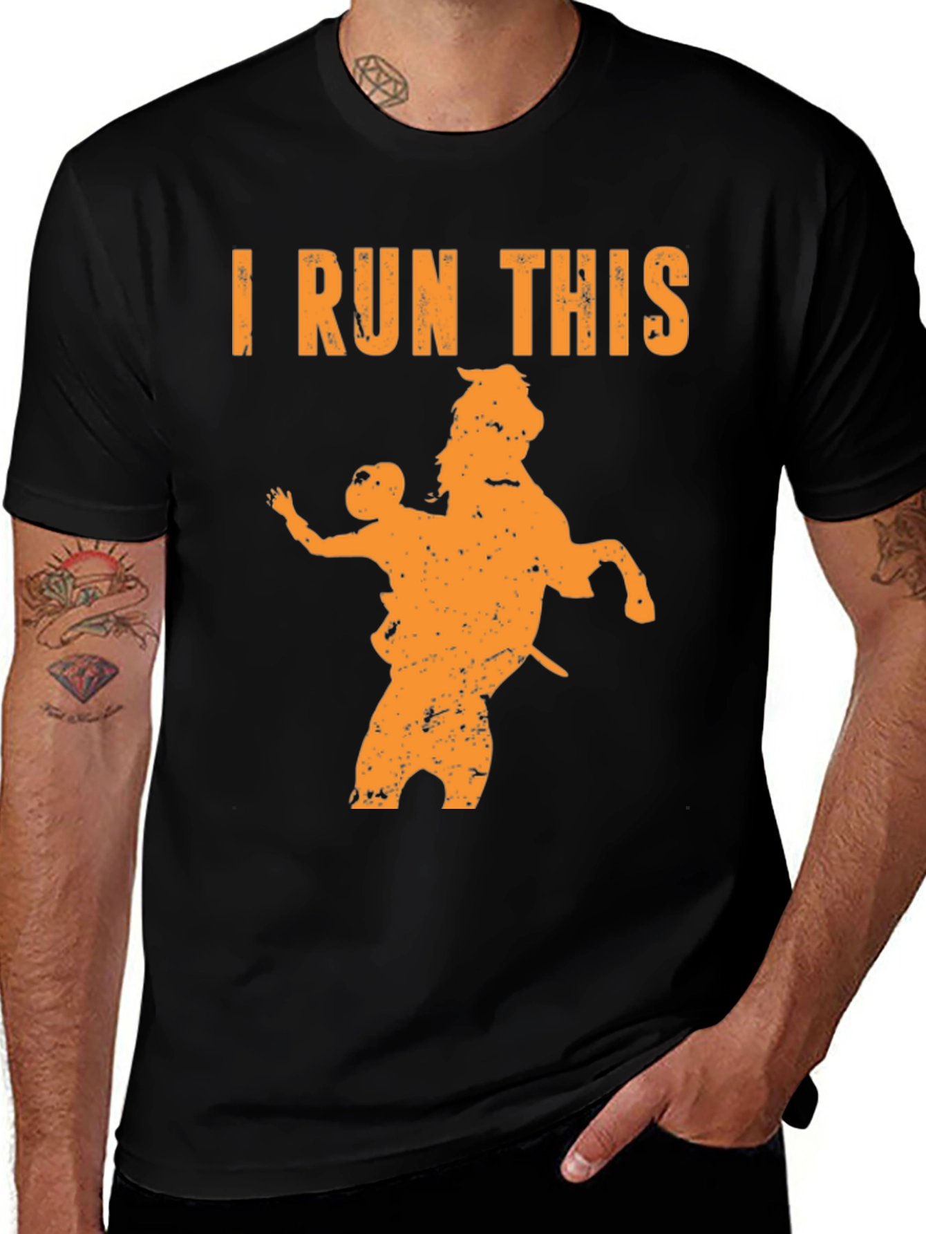Variant 26 of I Run This Graphic Tee - Novelty Men's T-Shirt