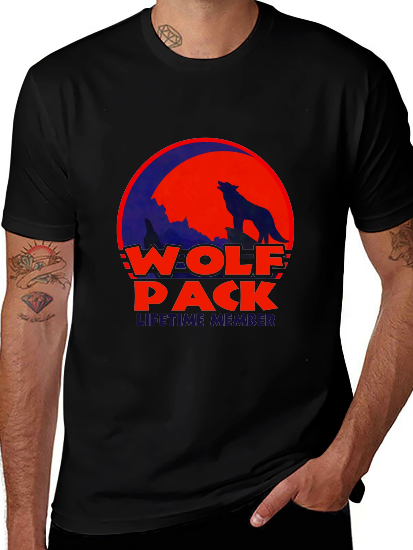 Wolf Pack T-Shirt - Lifetime Member