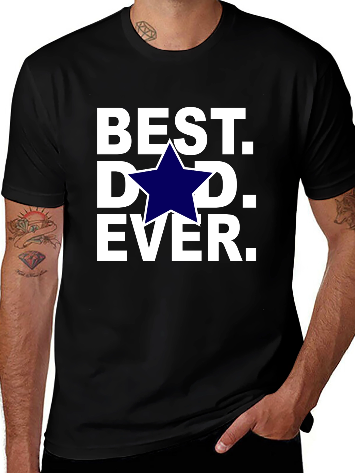 Best Dad Ever T-Shirt - Cotton Blend