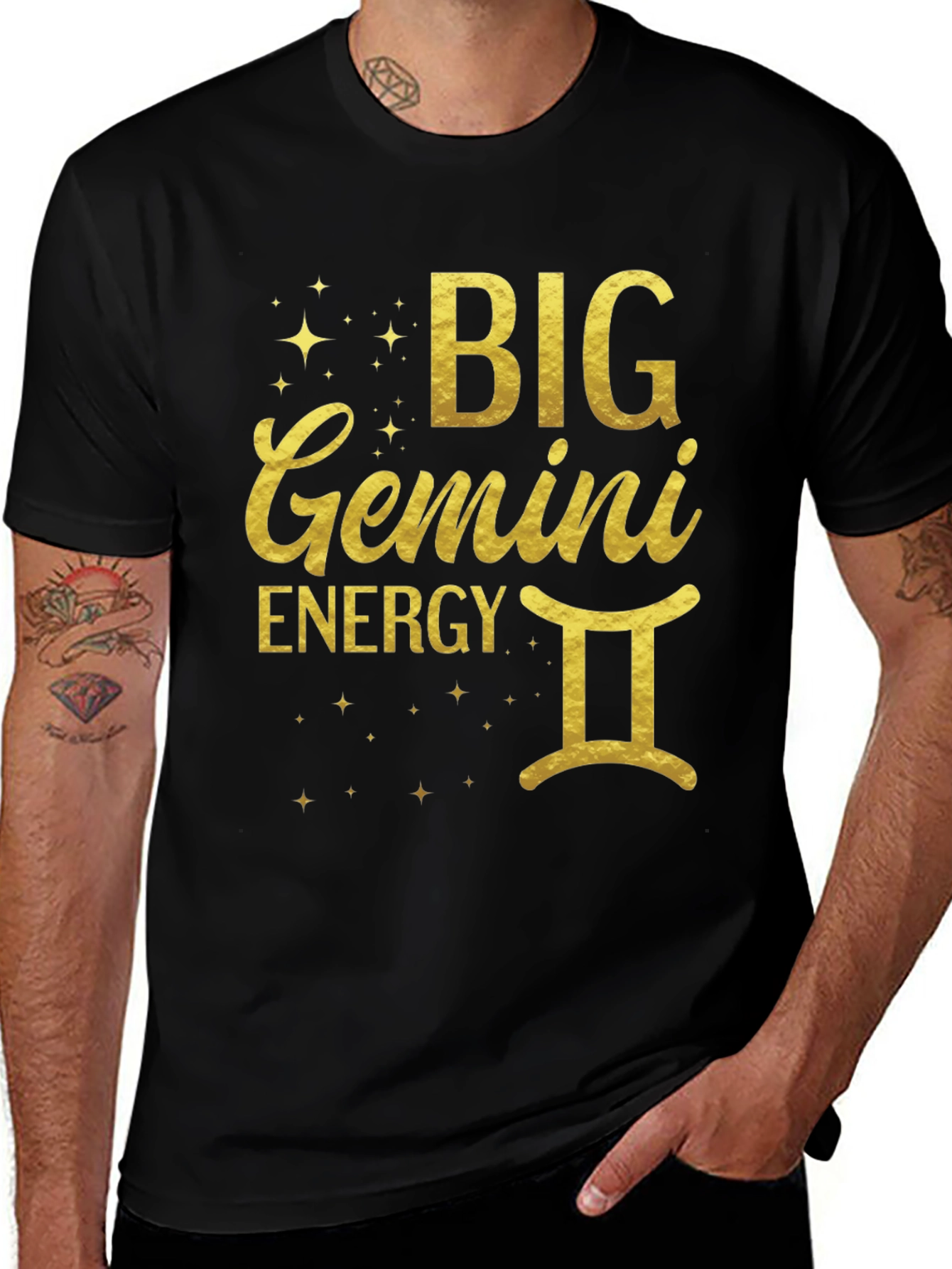 Big Gemini Energy Graphic Tee - Zodiac T-Shirt
