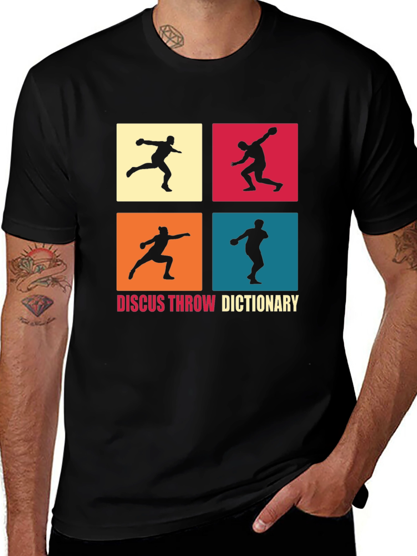 Variant 6 of Discus Throw Dictionary Graphic T-Shirt