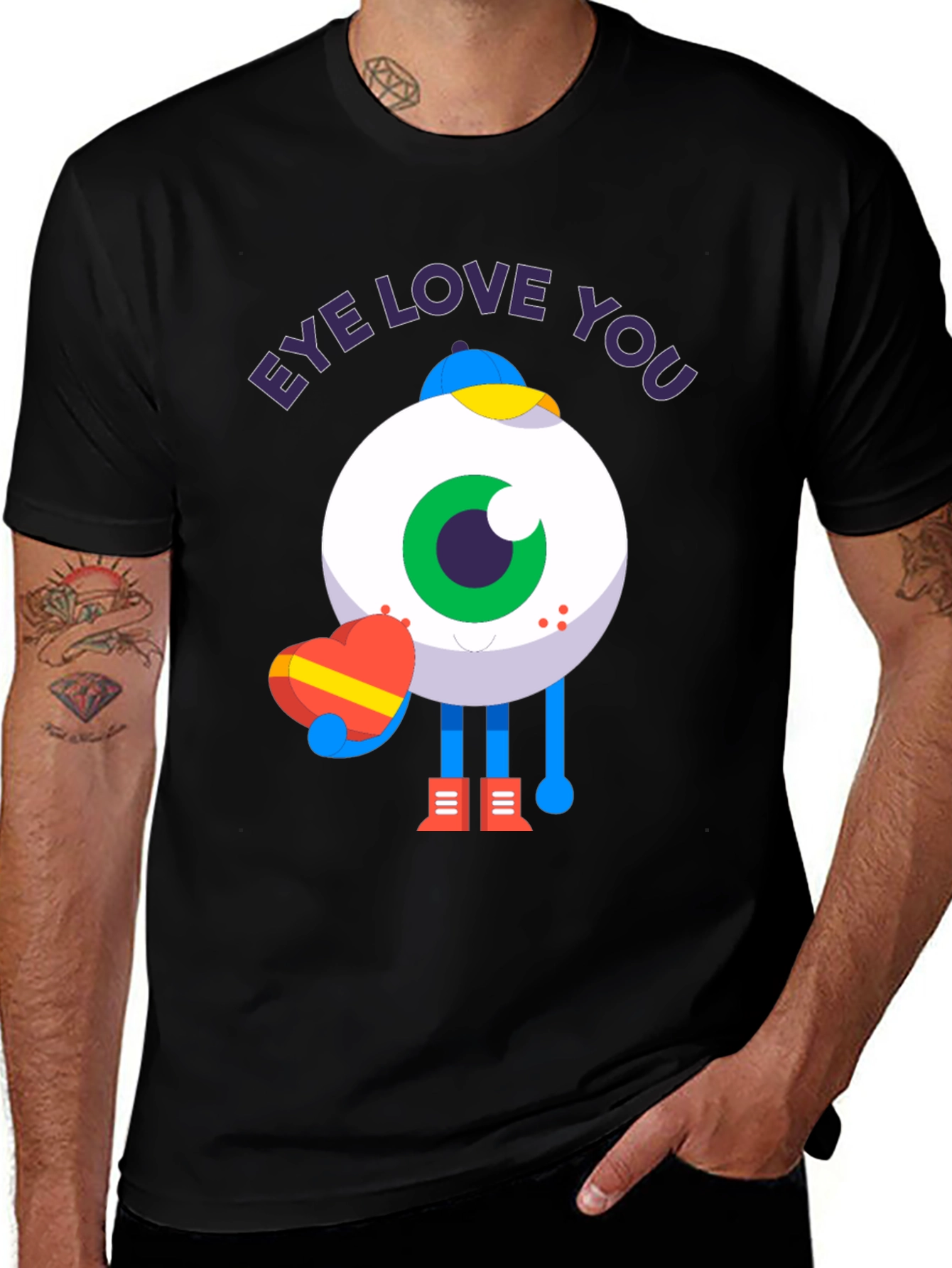 Variant 26 of Eye Love You Graphic Tee