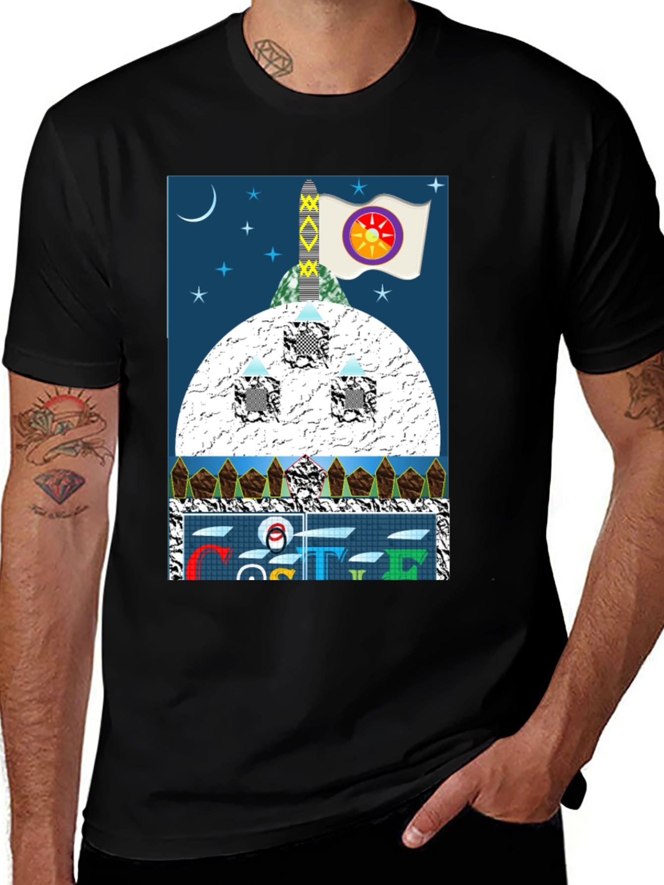 Variant 12 of Novelty Graphic Print T-Shirt