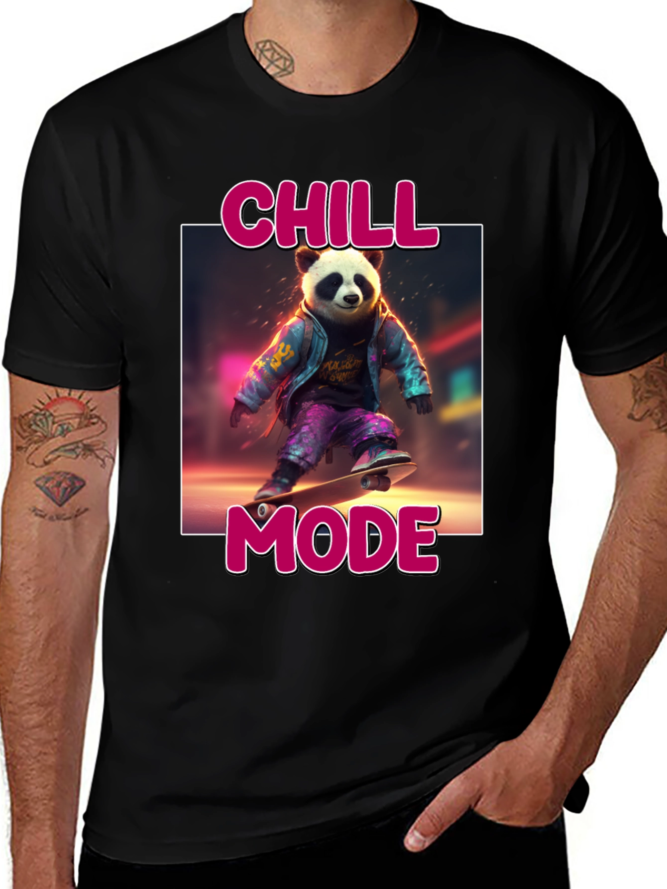 Chill Mode Panda T-Shirt