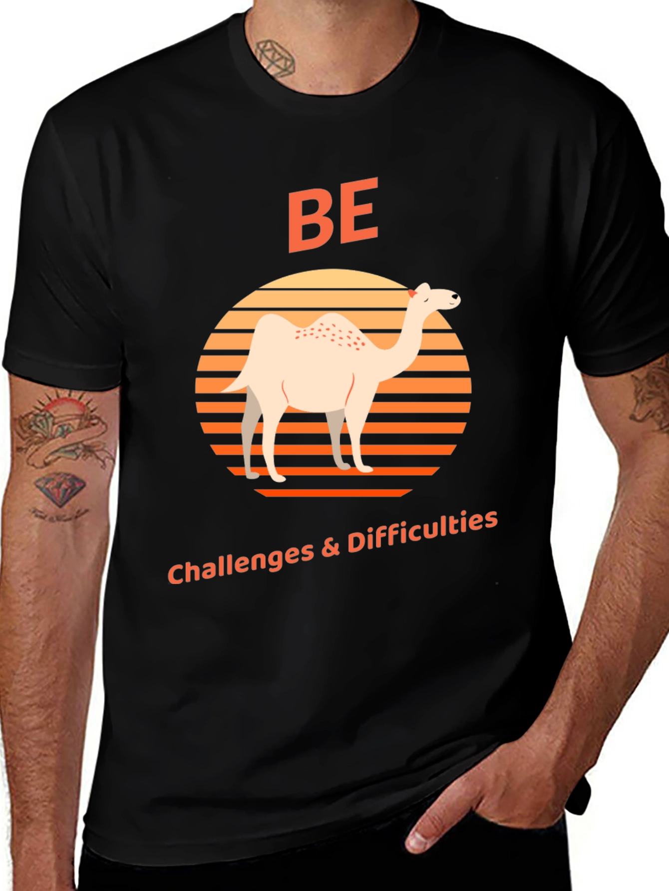 Variant 7 of BE Challenges & Difficulties Tee