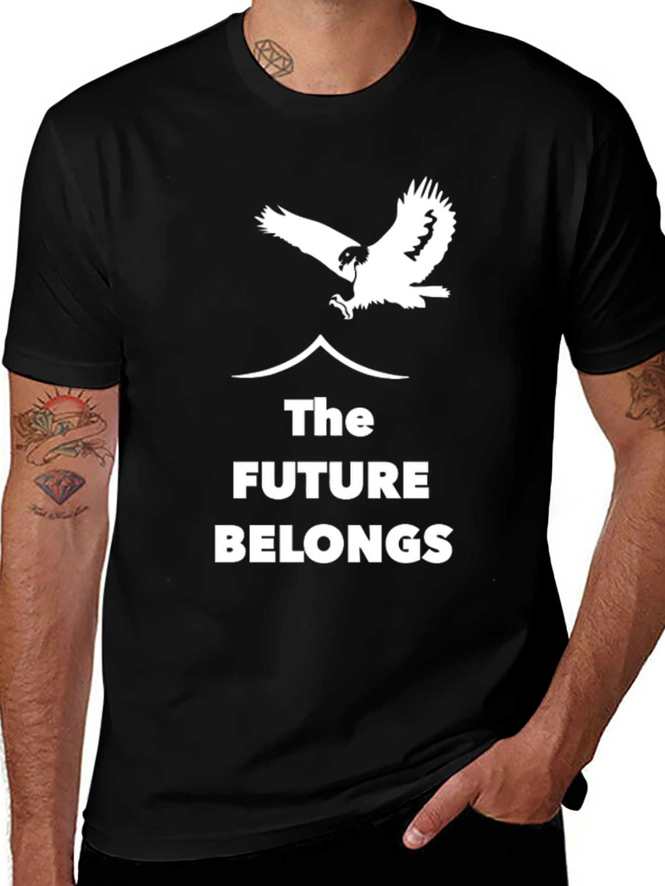 Variant 18 of The Future Belongs T-Shirt - Eagle Graphic