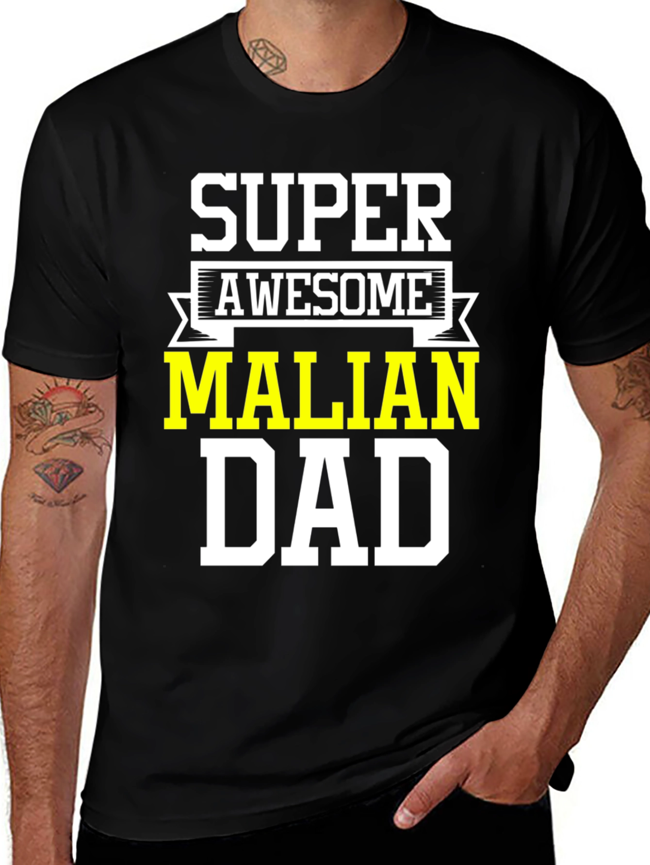 Super Awesome Malian Dad T-Shirt