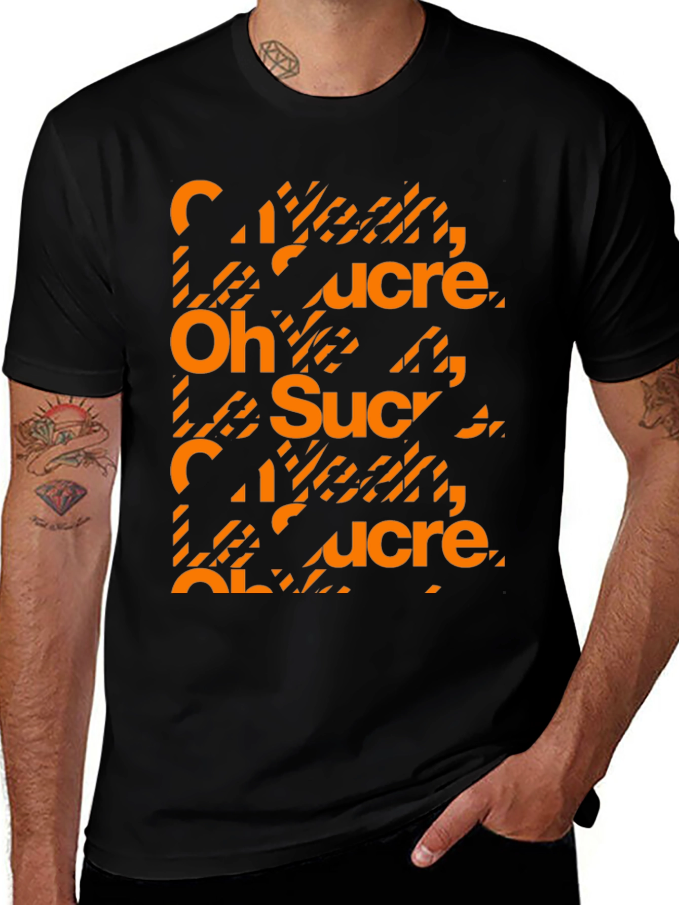 Variant 23 of C'est le Sucre Black Graphic Tee