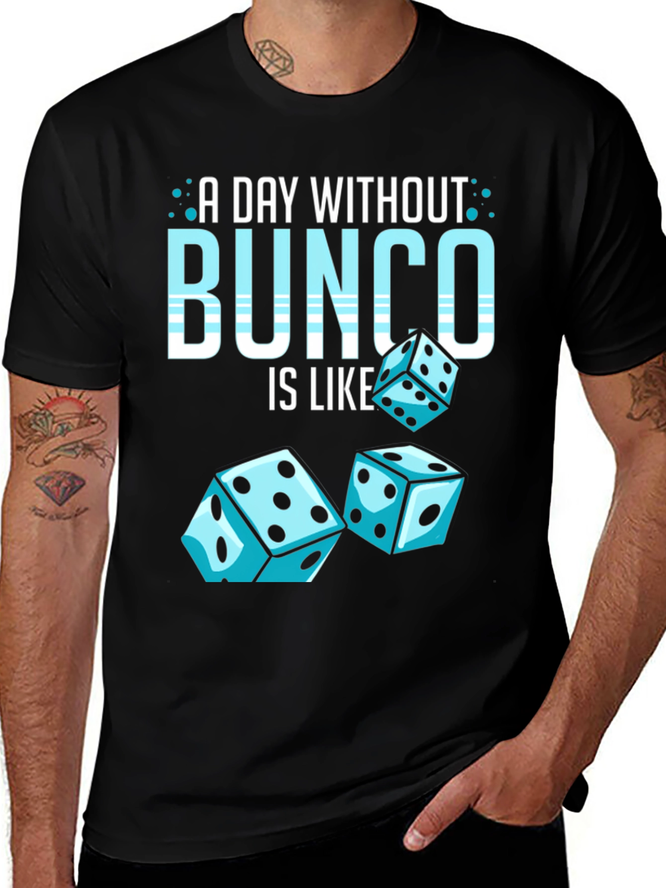 Bunco Dice T-Shirt - Game Night Apparel