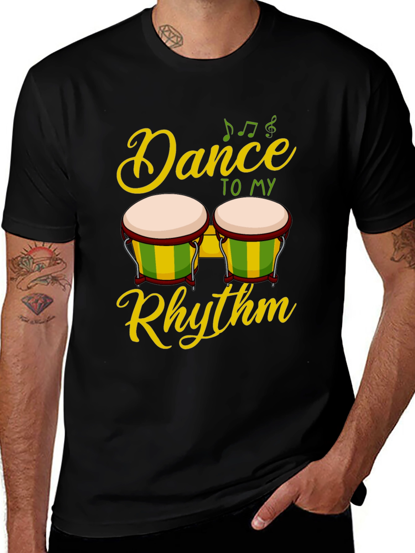 Variant 10 of Dance to My Rhythm Bongo Drums T-Shirt