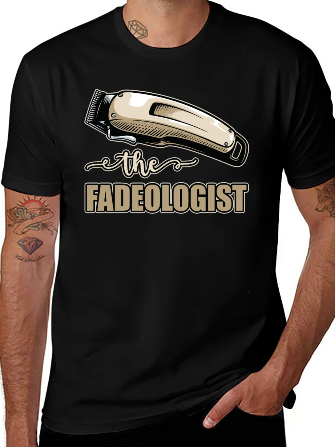 Variant 11 of The Fadeologist Barber T-Shirt - Hair Stylist Tee