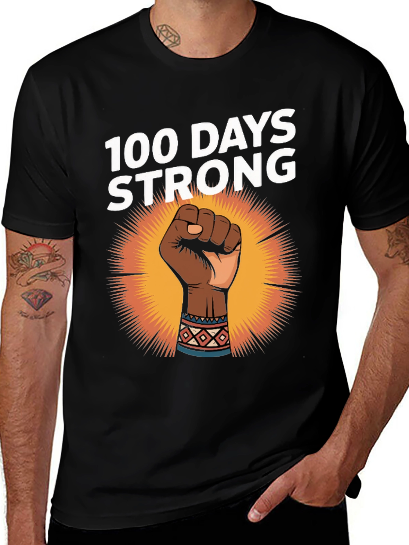 Variant 27 of 100 Days Strong Black History T-Shirt